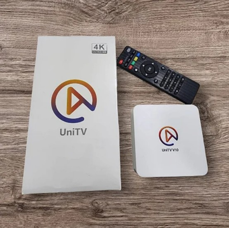 TV Box UniTV10 - Todos os Canais + Filmes & Séries Liberados