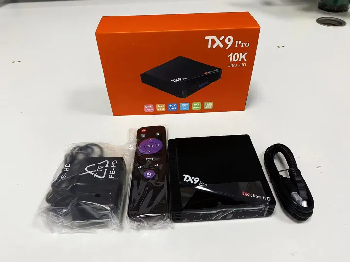 📺 TV Box TX9 Pro – 10K Ultra HD, 8GB RAM + 128GB! Super Rápido!