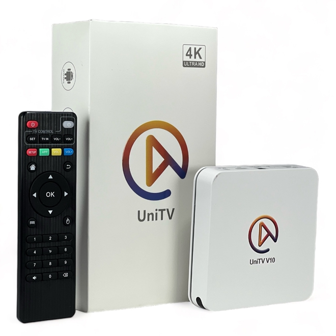 TV Box UniTV10 - Todos os Canais + Filmes & Séries Liberados