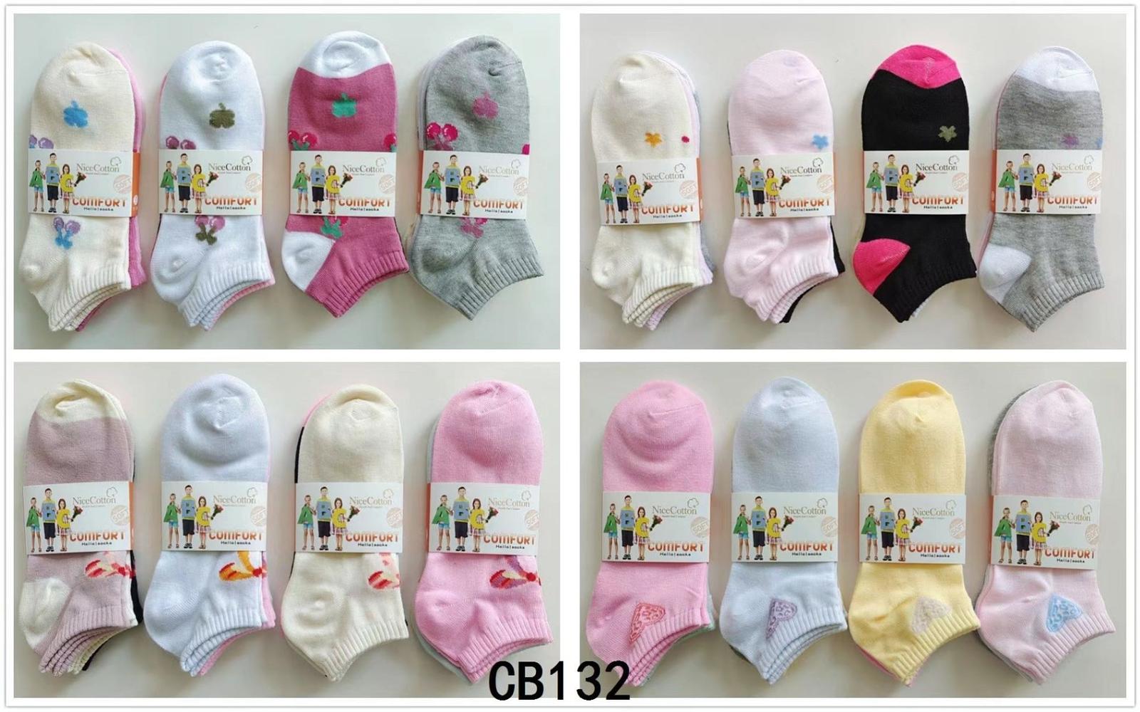 kit 12 Pares De Meias Soquete Juvenil Top De Femininas (tamanho 31-35）